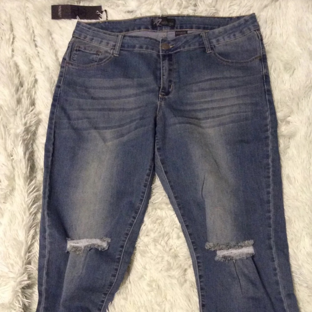 Size 18 stretch jeans Rock & Royal 38x25